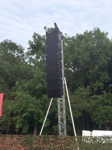 Live Events | Line Array – Db Technologies DVA line array and subwoofers