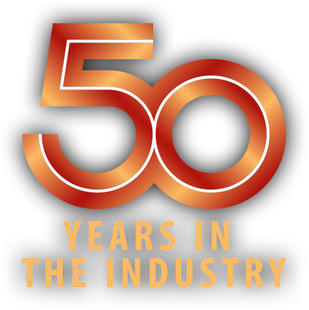 50 years in the industry